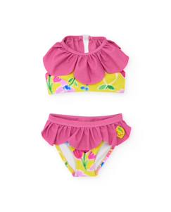 -Bikini fille en maille avec volants