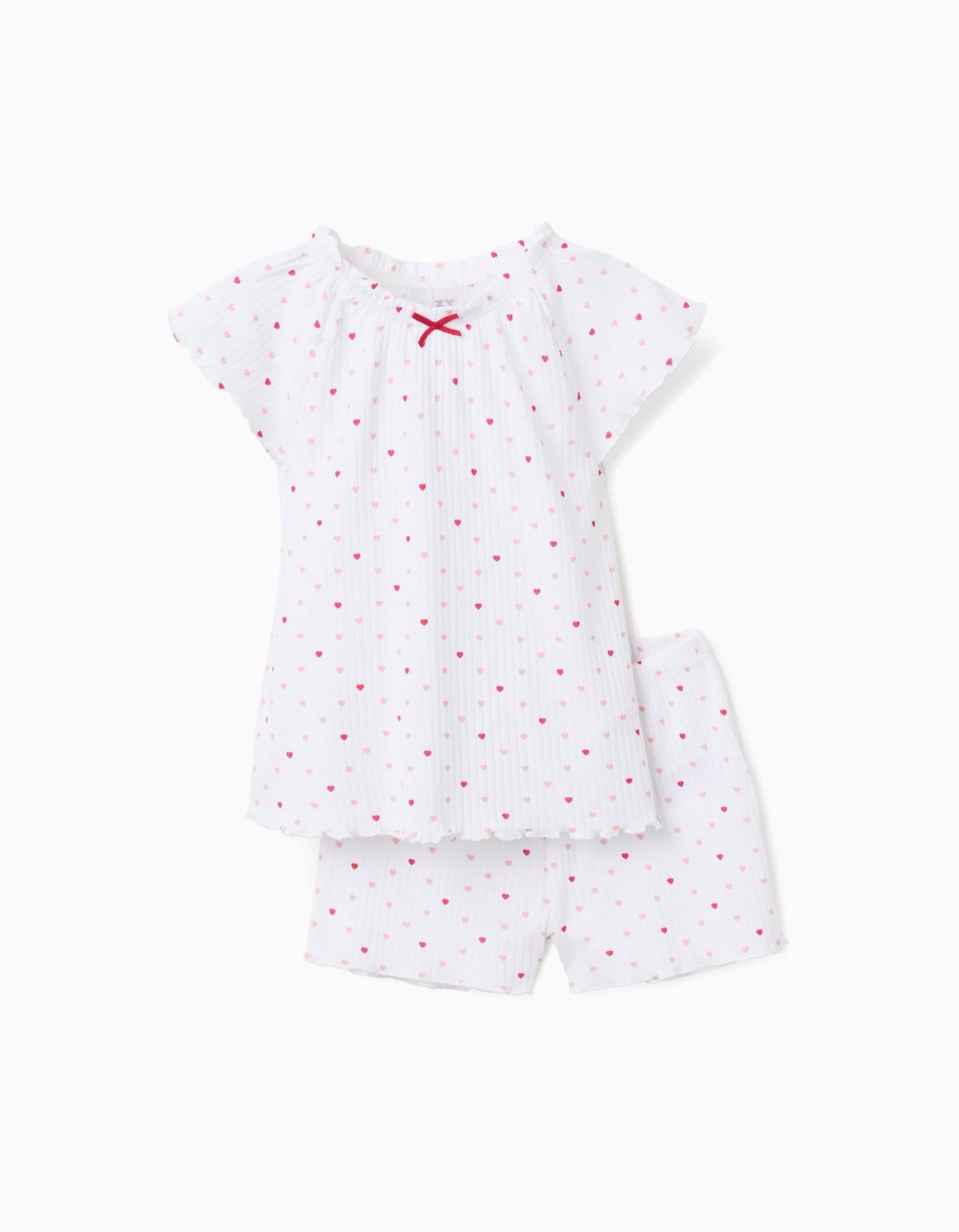 Pyjama En Coton Ctel Avec Motif Cur Blanc 17 €