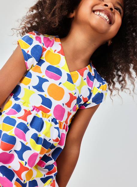Robe en maille imprimée  - vertbaudet enfant