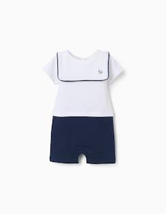 -Combishort en coton piqué avec mickey