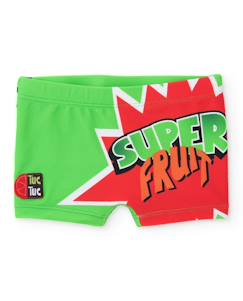 -Maillot de bain garçon en maille avec imprimé bande dessinée