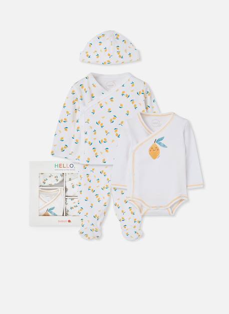 Bébé-Ensemble bébé à imprimé citrons