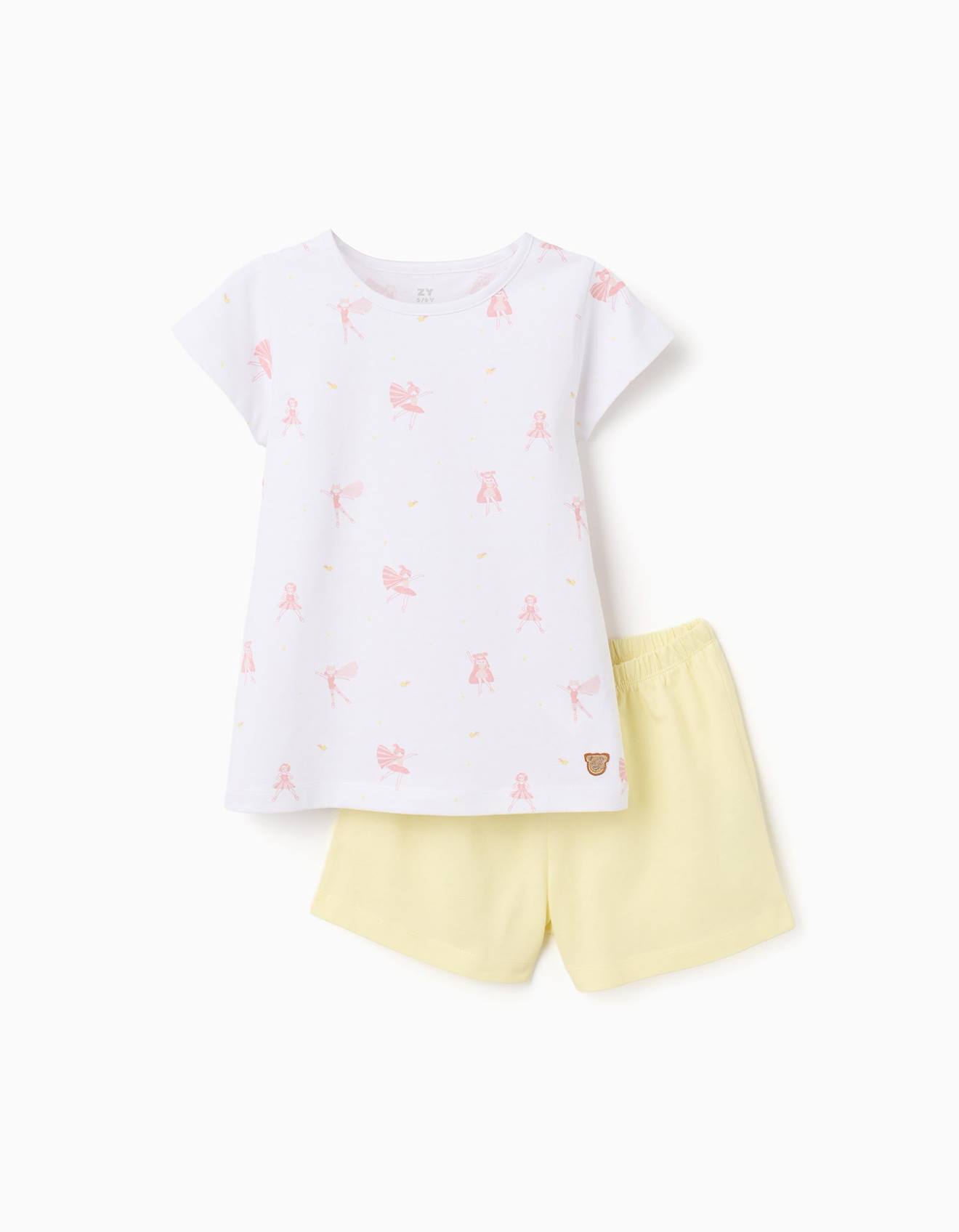 Pyjama Manches Courtes En Coton Avec Motif De Super-hrone Multicolore 12 €