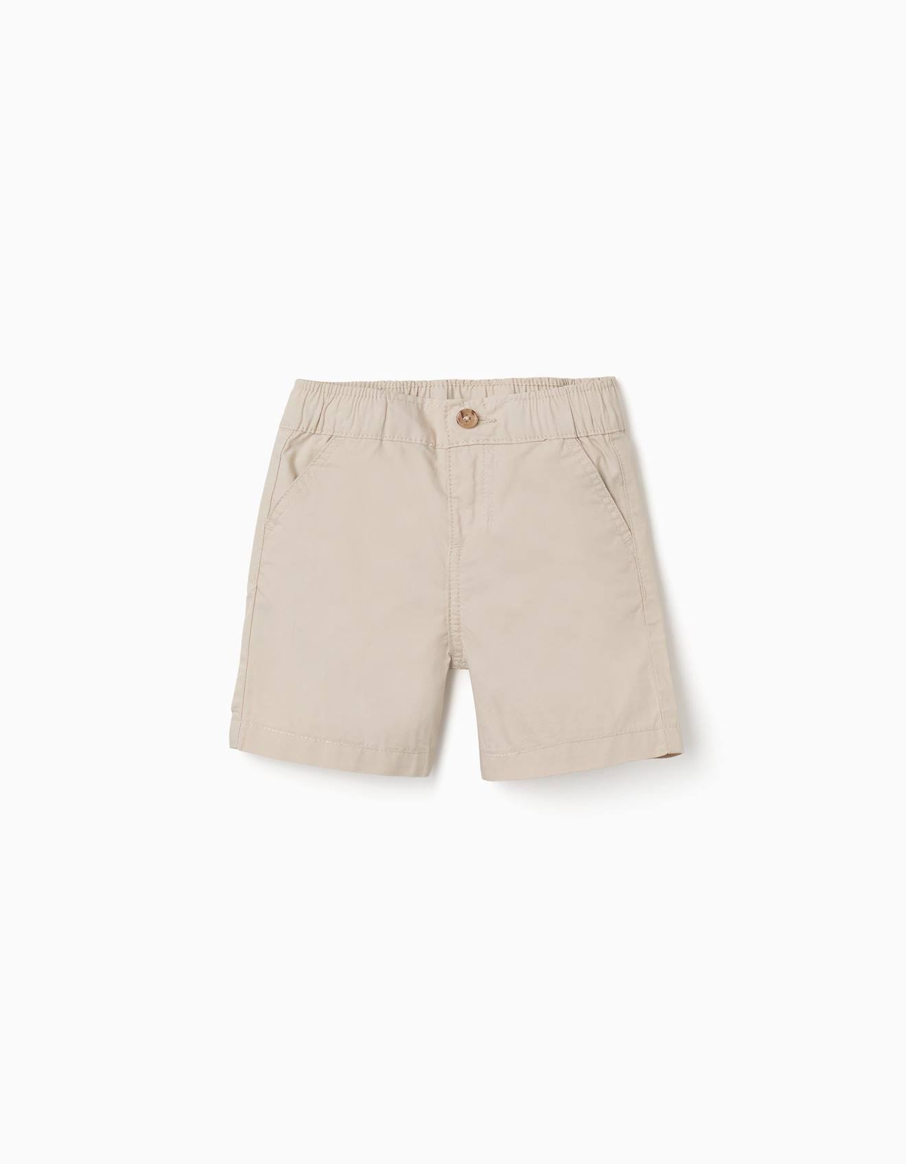 Short Chino Midi En Popeline Beige Clair 12 €