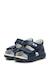 Sandales ouvertes à scratch new river Blanc-+Marine-+Rose- 10 - vertbaudet enfant 