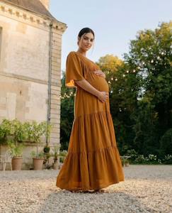 Vêtements de grossesse-Robe de grossesse et d'allaitement claudette