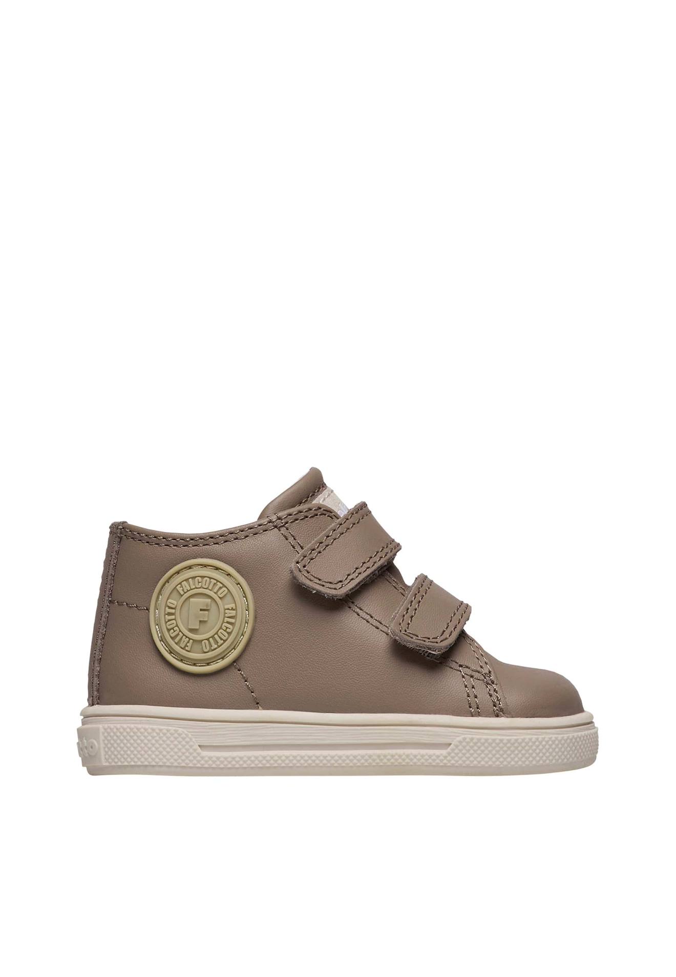 Baskets En Cuir Michael 3. Gris Tourterelle