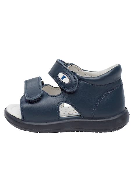 Sandales ouvertes à scratch new river Blanc-+Marine-+Rose- 8 - vertbaudet enfant 