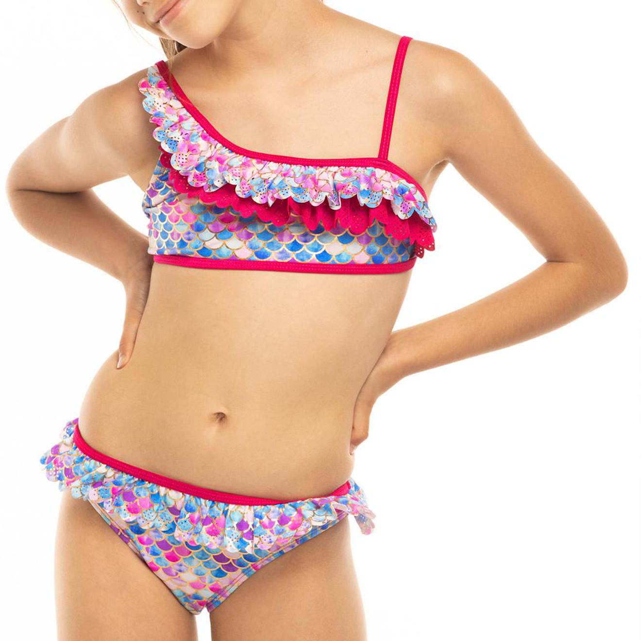 Ensemble De Bikini Fille Rose