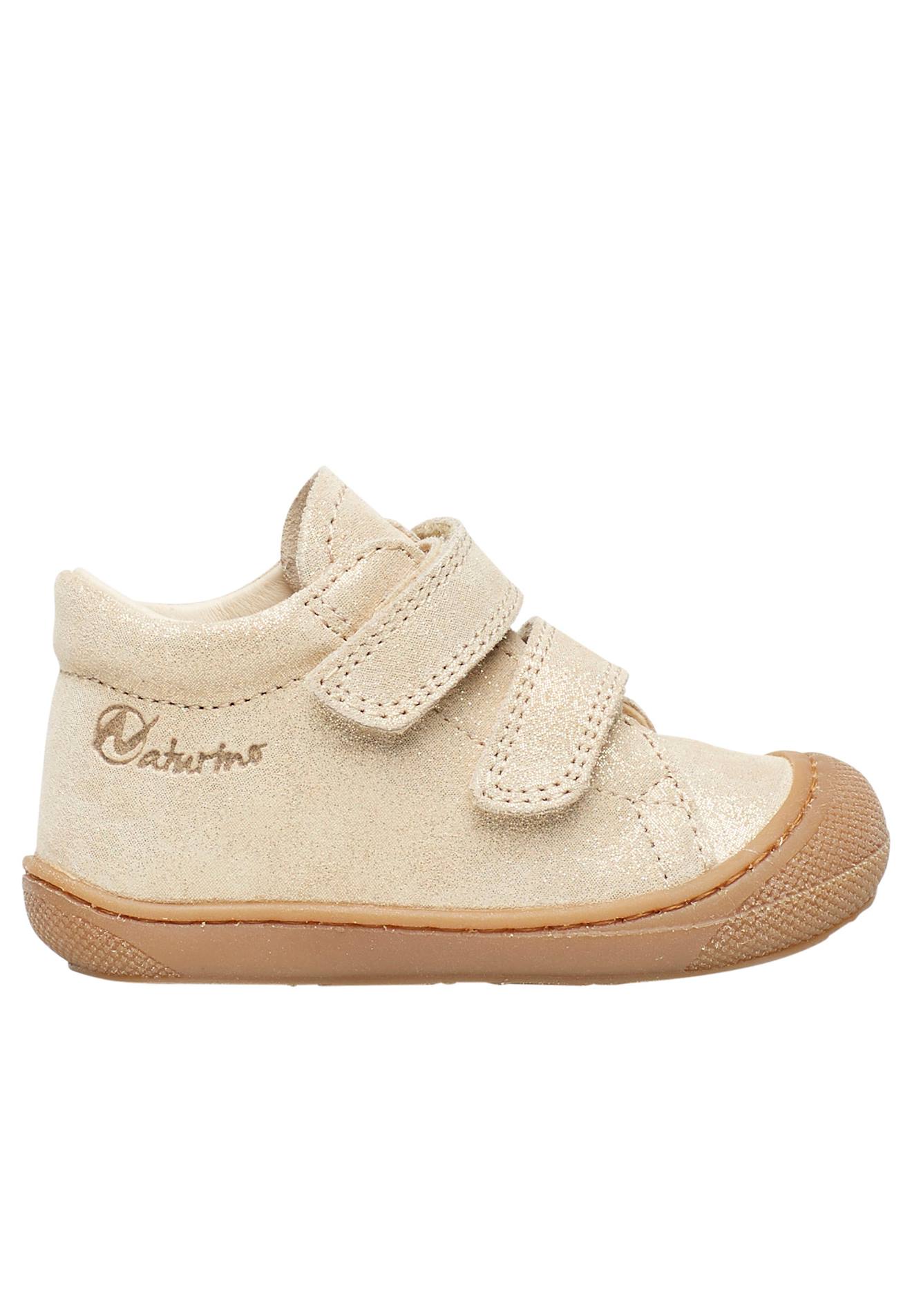 Chaussures Premiers Pas En Suède Pailleté Cocoon Vl Platine