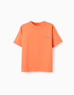 Garçon-T-shirt, polo, sous-pull-T-shirt en coton avec imprimé normal is boring