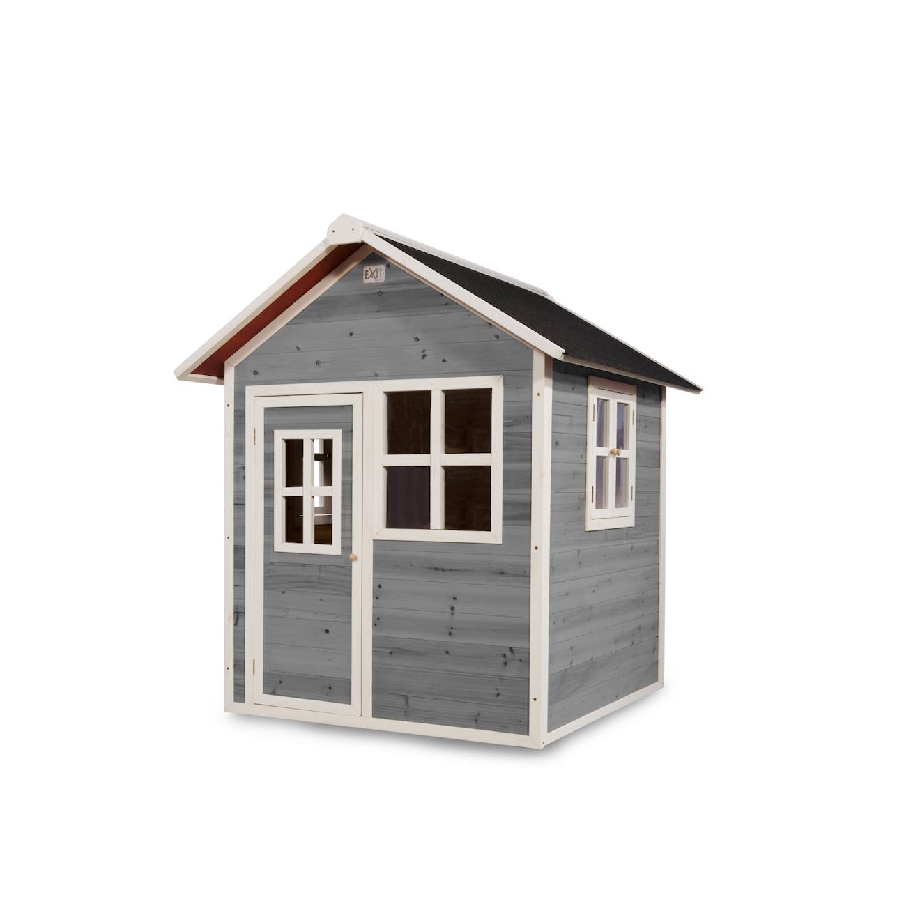Maisonnette En Bois Fsc Compacte Loft 100 Gris