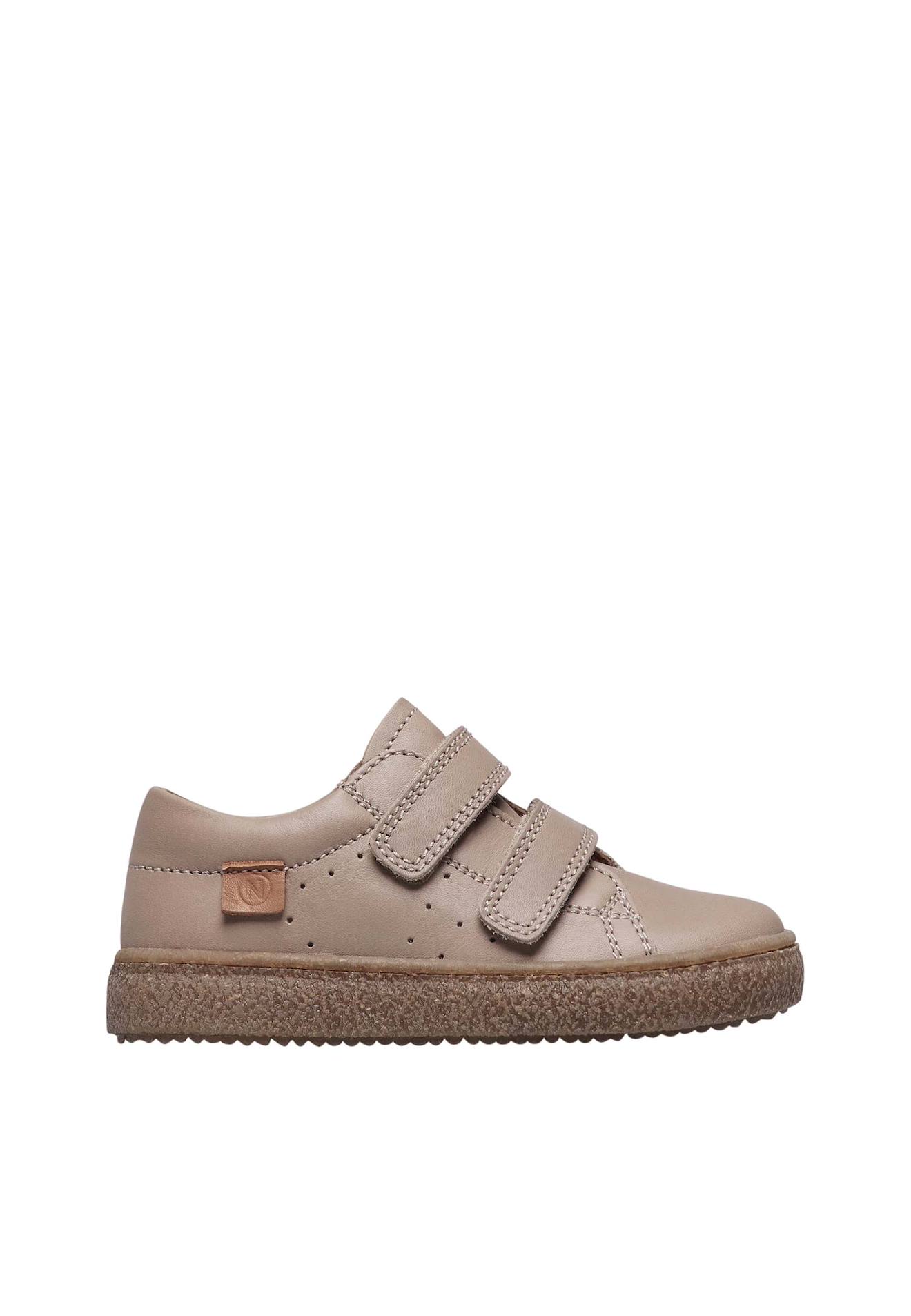 Baskets En Cuir Carex Vl Gris Tourterelle