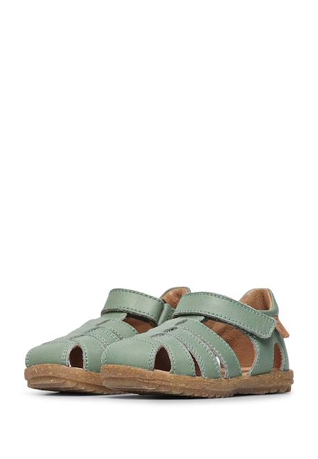 Sandales semi see Céleste-+Gris tourterelle-+Jaune-+Lilas-+Marine-+Marron-+Orange-+Rose clair-+Rouge foncé-+Sage-+Vert- 50 - vertbaudet enfant 