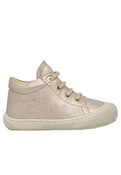 -Chaussures en cuir metallisé cocoon