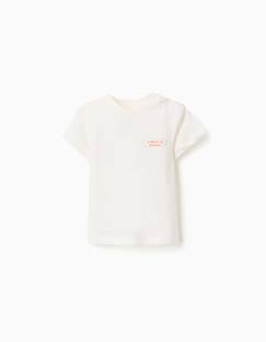 T-shirt en coton avec imprimé éléphant  - vertbaudet enfant