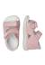 Sandales ouvertes à scratch new river Blanc-+Marine-+Rose- 14 - vertbaudet enfant 