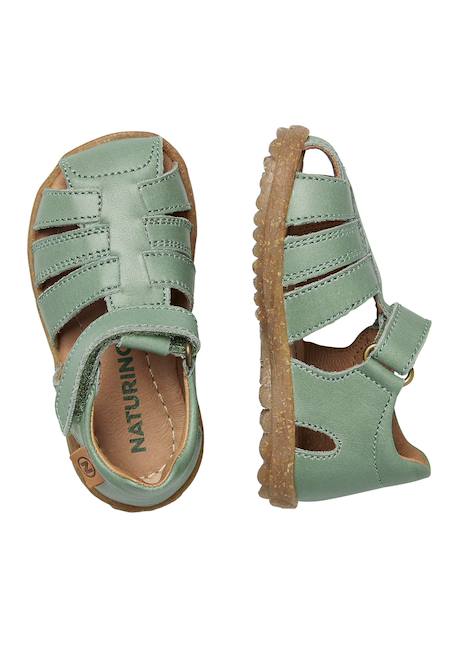 Sandales semi see Céleste-+Gris tourterelle-+Jaune-+Lilas-+Marine-+Marron-+Orange-+Rose clair-+Rouge foncé-+Sage-+Vert- 49 - vertbaudet enfant 