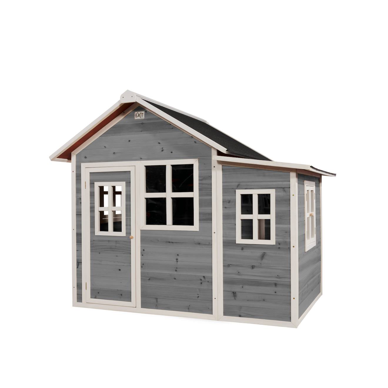 Maisonnette En Bois Fsc Modulable Loft 150 Gris