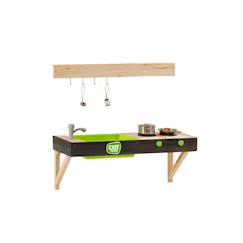 Cuisine d'extérieur en bois fsc avec robinet yummy 50  - vertbaudet enfant