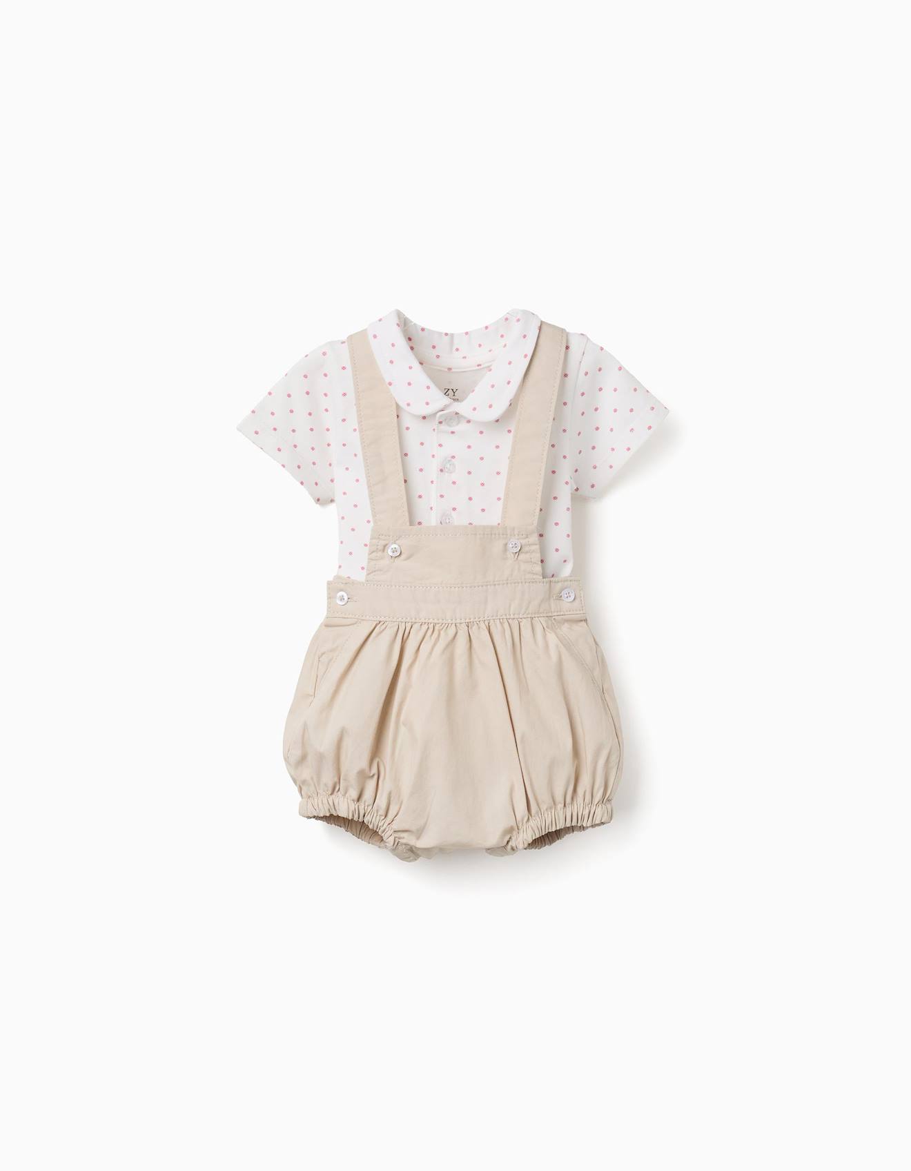 Ensemble Body Et Combinaison En Coton Beige Clair 26 €