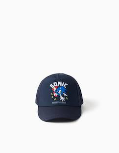 -Casquette en sergé de coton avec imprimé sonic
