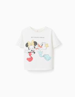 T-shirt en coton avec imprimé minnie et daisy  - vertbaudet enfant