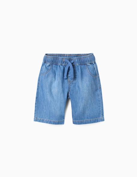 Garçon-Short midi en jean à enfiler