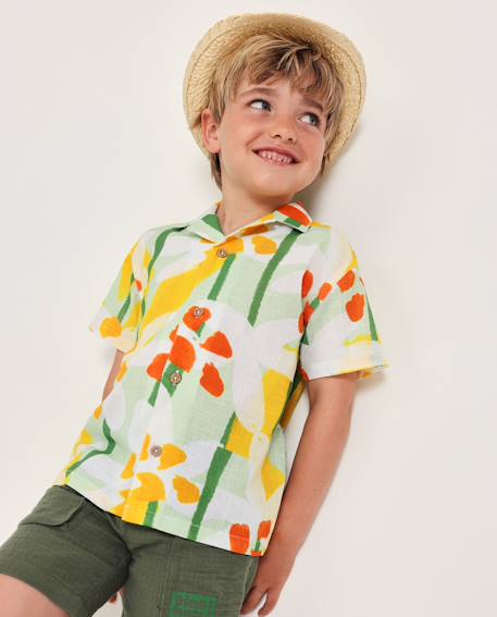 Chemise garçon à imprimé artistique  - vertbaudet enfant