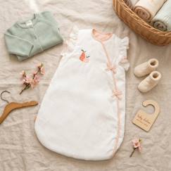 Linge de maison et décoration-Gigoteuse naissance en lin - botanica