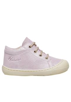 Chaussures-Chaussures bébé 17-26-Chaussures premiers pas en cuir avec fermeture éclair cocoon zip