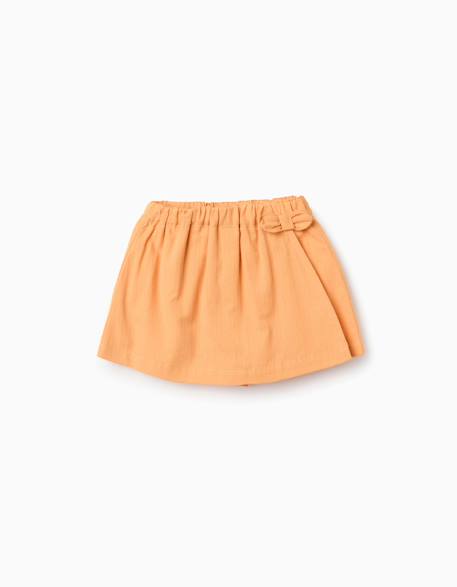 Bébé-Short-Jupe-short en coton avec nœud décoratif