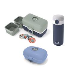 -Set repas/goûter enfant avec gourde isotherme