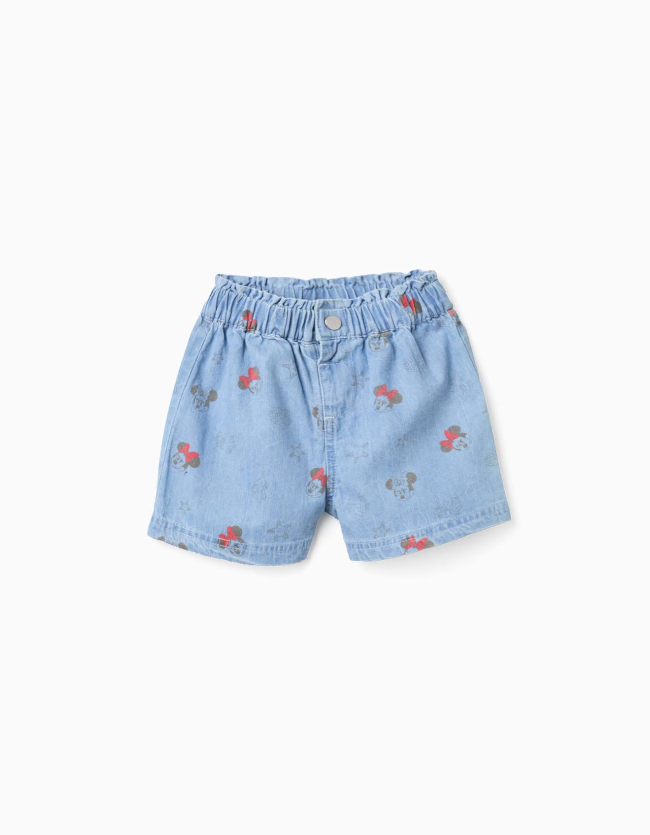 Short En Jean Avec Minnie Et Taille lastique Bleu 17 €