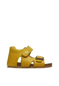 Chaussures-Chaussures garçon 23-38-Sandales-Sandales en cuir avec boucle et scratch bea