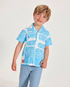 Chemise pour garçon en toile avec tissu léger  - vertbaudet enfant