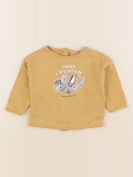 Tee-shirt - 6 mois Jaune 1 - vertbaudet enfant 
