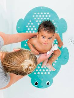 Puériculture-Toilette de bébé-Tapis de bain et rangement 2 en 1
