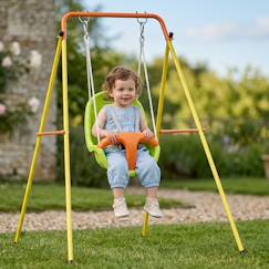 Jouet-Jeux de plein air-Aires de jeux-Portiques et balançoires-Balançoire bébé métal 1,2 m emma - 1 enfant
