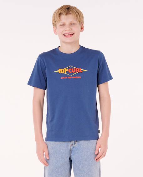 Garçon-T-shirt à manches courtes surf revival logo enfant