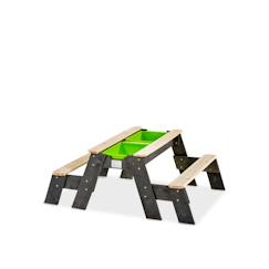 Jouet-Table d’activités enfant sable et eau avec bancs pour jouer et créer à plusieurs
