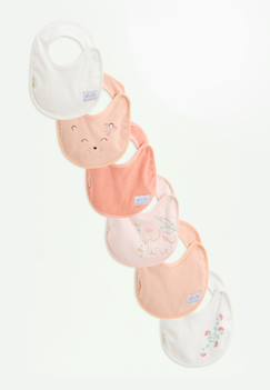 Lot de 6 bavoirs bébé badian  - vertbaudet enfant