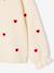 Pull fille manches longues col rond écru+marine+rose 3 - vertbaudet enfant 