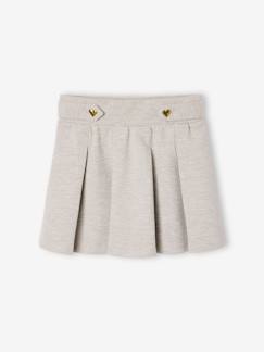 Jupe fille plissée maille piquée   - vertbaudet enfant