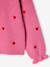 Pull fille manches longues col rond écru+marine+rose 12 - vertbaudet enfant 