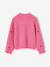 Pull fille manches longues col rond écru+marine+rose 11 - vertbaudet enfant 