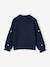 Pull fille manches longues col rond écru+marine+rose 5 - vertbaudet enfant 