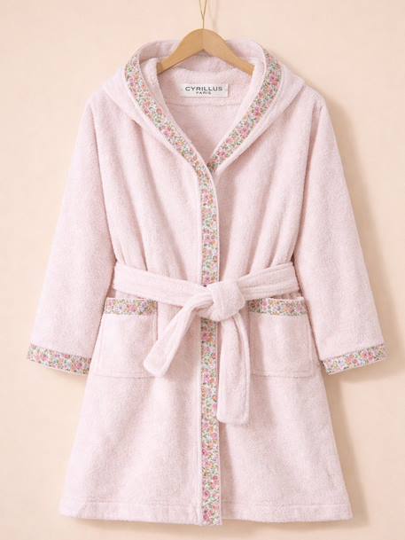 Garçon-Peignoir enfant en éponge et tissu liberty