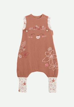 Turbulette d'été en gaze de coton avec pieds retroussables arizona  - vertbaudet enfant