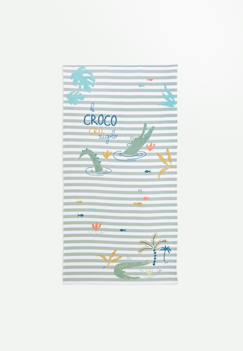 Linge de maison et décoration-Serviette de bain bébé crocro rigolo